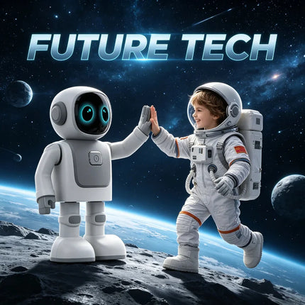Cosmic Beat Programmable Dancing Space Robot Portable Bluetooth Speaker Wireless Interactive Gadget For Tech Enthusiasts