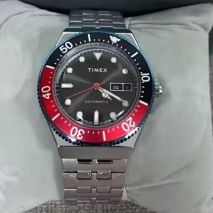TIMEX Automatic Brand Men's Watch Luxury Leisure Multifunction Watches for Men Calendar Steel Strip Wristwatch