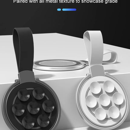 Universal Mirror Magnetic Phone Holder for Magsafe 360° Rotation Folding Magnet Bracket for iPhone 17 16 Samsung Portable Stand