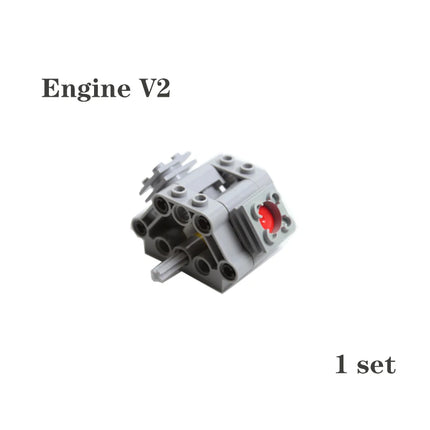 MOC Technology Parts Kit Building Blocks Differential Gear Kit Engine Cylinder Building Blocks Model Car 65413  62821 V6 V8 V12