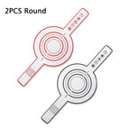 2pcs Round