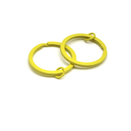 10-20pcs/Pack Colorful Key Ring Key Chain Accessories 30mm Round Split Keychain DIY Metal Key Holder Split Rings Wholesale