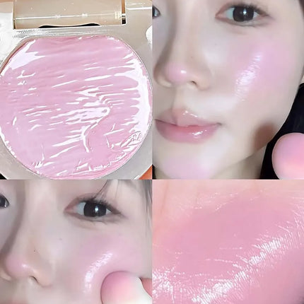 Little Bear Water Light Multi Purpose Cream Korean Makeup Milk Pink Purple Blush Brighten Face Rubores Rouge Juice Cute Makeup
