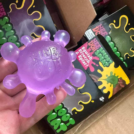 Schylling Needoh Fuzz Ball Jellyfish Squishy Blind Box Random Color Soft Stress Relief Toy Cute Relaxing Squeeze Sensory Toy