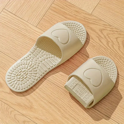 EVA Soft Foldable Slippers for Women Portable Travel Indoor Bathroom Massage Sandals Unisex Quick Dry Non Slip Flat Home Slides