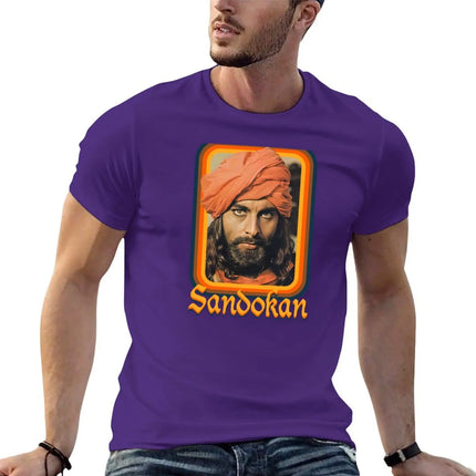 Sandokan TV Shows T-Shirt Blouse Tops Short Sleeve Tee Plus Size Tops Anime Shirts Men