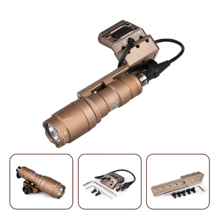 WADSN Airsoft Surefir M600C M600 M300 Tactical Scout Light AR15 Rifle Weapon Flashlight LED Hunting Spotlight SF M300A Gun lamp