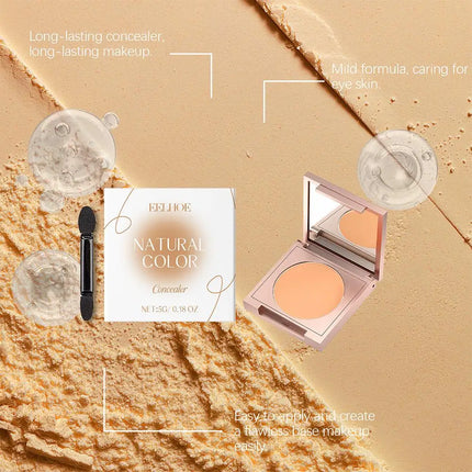 1PCS Lightweight Concealer Watery Texture Long Lasting Wear High Coverage Natural Look Hydrating Radiant Skin Beauty Makeup