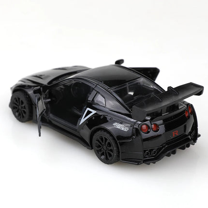 (Bagged) 1/36 Japanese-Style Die-Cast Pull-Back Racing Car Model, Cool Paint Job, Boy's Toy, Metal Die Casting, Decoration.