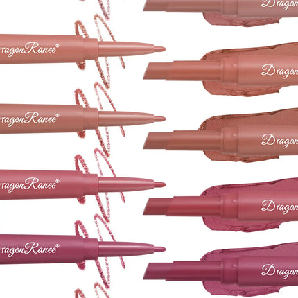 Double-Ended Lip Liner Velvet Matte Lipstick Lip Gloss Easy to Color Non-Fading Non-Stick Cup Lip Liner