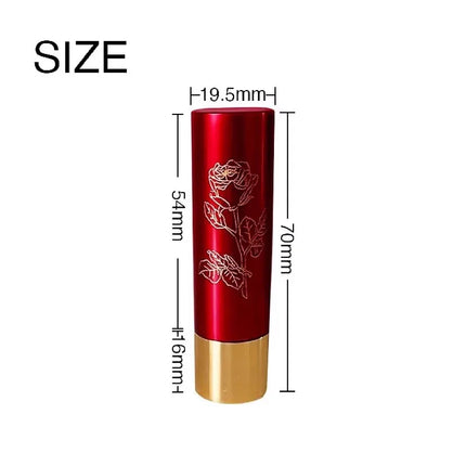 10/30/50pcs Round Aluminum Lipstick Tube Empty Lip Balm Tube 12.1mm Metal Aluminum Lipstick Shell Package Beauty Makeup Tool