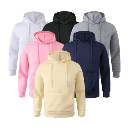 2026 Unisex hoodie high-quality sweater hip-hop fashion casual top trendy spring and autumn solid colorcomfortable new style