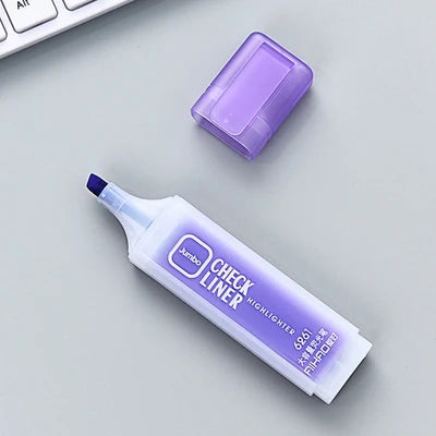 6 Colors Marker Liquid Highlighters Kawaii Gifts for Students Taking Notes Lovely Painting Office Supplies Stationery