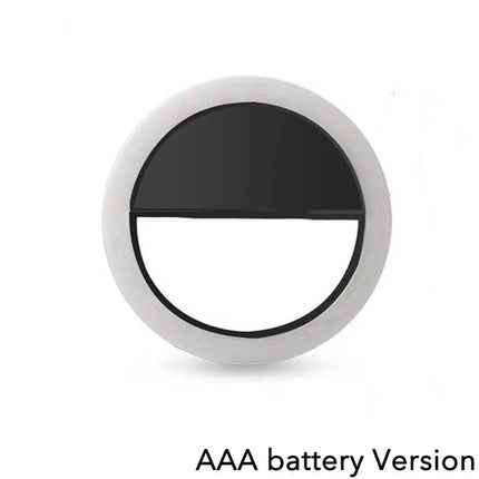 LED Flash Phone Lens Light Adjustable Selfie Ring Light For Cell Smartphones for Tiktok Video Live Fill Lamp Women Make up Light