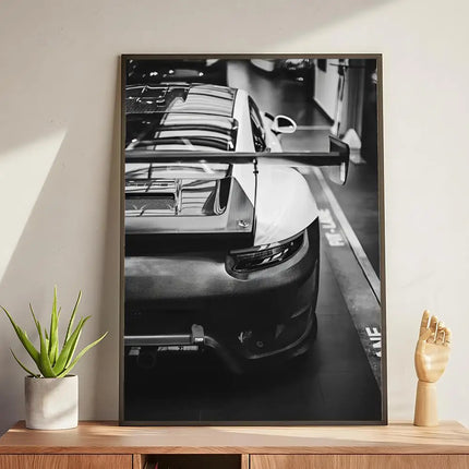 Black and White Luxury Car Vehicle Poster Modern and Elegant Wall Stickers for Home Decor Living Room Dormitory Wall Art