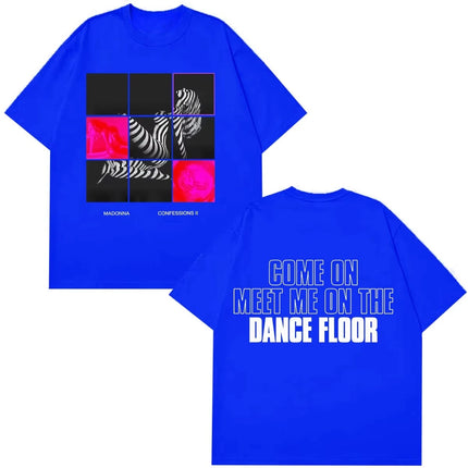 Summer Casual Fashion Trendy T-shirt Madonna CONFESSIONS II Album Tour 2026 Print T Shirt Men Women Vintage Fashion T-shirt