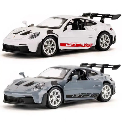 1/36 Porsche 911 GT3 RS Toy Car Model For Children RMZ CiTY Miniature Racing Free Wheels Pull Back Diecast Metal Collection Gift