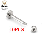 10PCS Silver Color 5 / China Mainland / 1.2X12X3X3mm