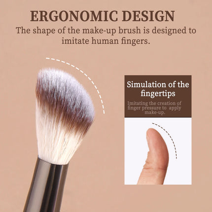 10pcs Eyeshadow Brushes Multi-Functional Eye Makeup Brushes, Portable For Travel Details Brushes for Highlight, Conceal Beauty