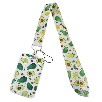 New Sakura Cherry Blossoms Flower lanyard card ID Badge Holder Keychain Pass Gym Mobile Kids Key Holder Key Rings Gift