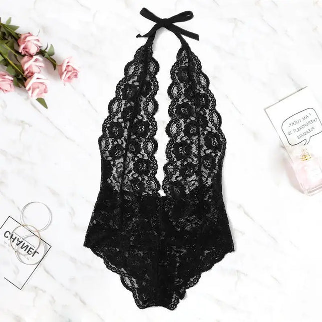 Women's underwear Summer Hot Women  Garters Transparent Costumes Women's Underwear Set Sleepwear