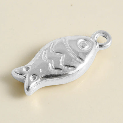 5pcs Kawaii Charm Flower Star Crab Stainless Steel Pendants For Jewelry Making Supplies Assorted Mini Charms In Bulk DIY Finding