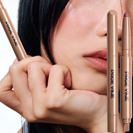 Blogger Recommended Lip Liner Brand Long-lasting Velvet Matte Beginner-friendly Sexy Double-ended Silky Peptide Nude Lip Liner