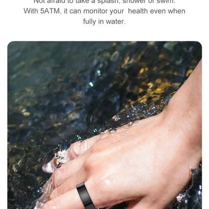 2026 Smart Ring R09 5ATM Waterproof Smartring for Men Women Heart Rate Skin Temperature Monitor Fitness Tracker For Android iOS