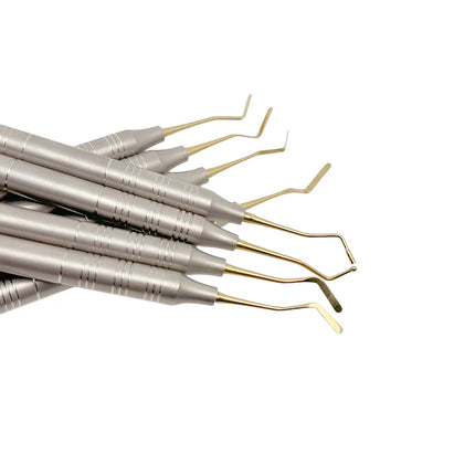 Dental Composite Spatula Set 8PCs Professional Dentist Kit for Restoration & Repair, Resin Filler Tool