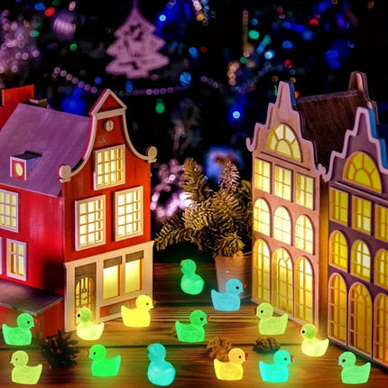 Mini Light Up Ducks,  Cute Resin Creative Handmade Decorations, Holiday Party Favors, Birthday Gifts, Interior Decorations