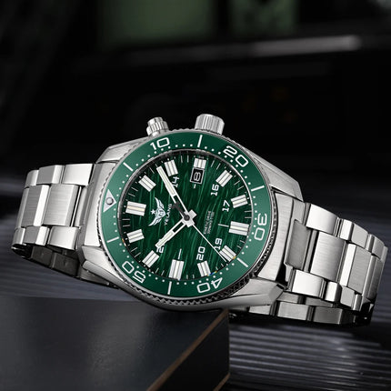 Yelang V1038 40mm Men Diving Watch Human Kinetic Energy Watch Brand Watch 300m Waterproof Watch luminous Japan PX82 Sapphire