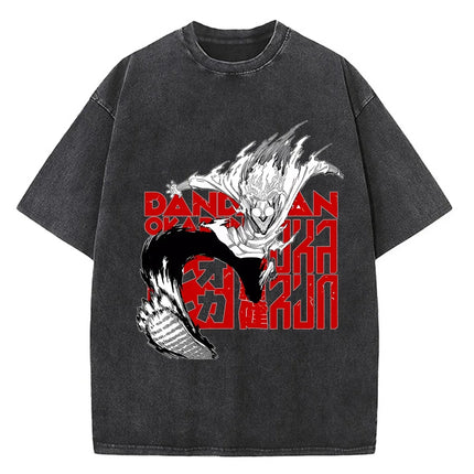 Japanese Anime Dandadan Okarun T-shirt Men T Shirt Cartoon High Quality Cotton Tshirt Aesthetic Fashion Tee Male