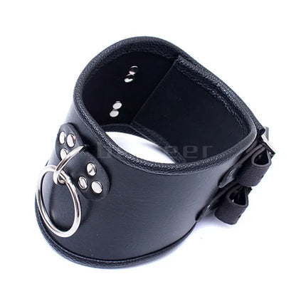 Faux Leather Head Harness Straps Mask Adult Products Oral Fixation Open Mouth Gag BDSM Bondage Roleplay Sex Toys for Women Men