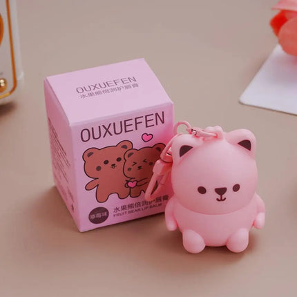Cute Kids Lip Balm Moisturizing Anti Chapping Repair Formula For Dry Lips Gentle Non Irritating With Backpack Buckle Daily Care