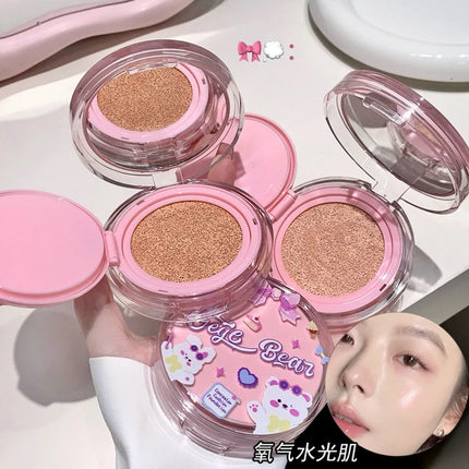 Concealer Air Cushion CC Cream Long-lasting Brightening High Coverage Liquid Foundation Moisturizing BB Cream Makeup Cosmetic