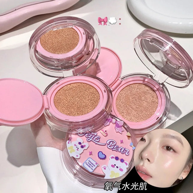 Concealer Air Cushion CC Cream Long-lasting Brightening High Coverage Liquid Foundation Moisturizing BB Cream Makeup Cosmetic