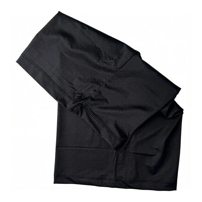 Men's Blindfold Stretch Soft Black Eye Mask Ice Silk Head Cover for Couple Role Play BDSM Bondage Restraint Adult Accessories
