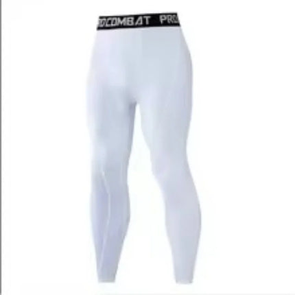 Men Gym Sportswear Muscle Bodybuilding Compression Pants Running Sports Long Pants Jogging Fitness Male Elastic Tights Trousers