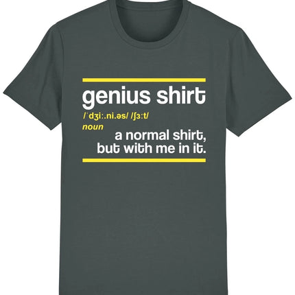Funny Genius Shirt A Normal Shirt But with Me in It Meme T Shirt Women's Men Gif Tee Streetwear Casual Unisex Short Sleeve Top