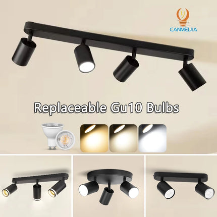 110v 220v LED Ceiling Light GU10 LED Track Spot Light for Chandelier Bedroom Corridor Ceiling Lamp  Replacement Bulb lighting