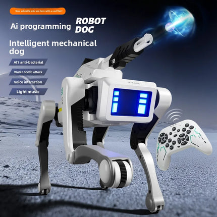Intelligent AI remote control machine dog voice dialogue APP remote control programming singing and dancing children's toys