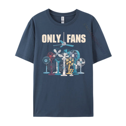 Only Fans Mens Clothing Plus Size Men's Fashion Short Sleeve Clothing Print Cotton Tee Shirts