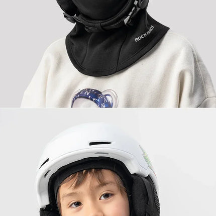 ROCKBROS Ski Mask Outdoor Windproof Full Face Cover UV Protector Breathable Scarf Face Mask Equipment Skiing Cap for Children