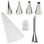 7pcs white