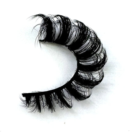 HBZGTLAD 3D natural cat eye fluffy soft cross 5 pairs of comic eyelashes Wispy natural eyelash extension eyelashes