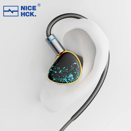 NICEHCK NX8 Special Edition Earphone 1DD+6BA+1PZT Hybrid Wired IEM Detachable 2Pin 3.5mm/4.4mm 2-in-1 Plug HiFi In Ear Monitors