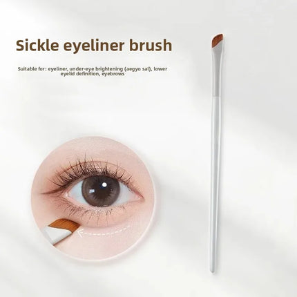 Cloud Porcelain 8-Piece Eyeshadow Brush Set Soft Bristle Blade Edge Eyeshadow Brush Nasal Shadow Brush Eye Makeup Diffusion Brus