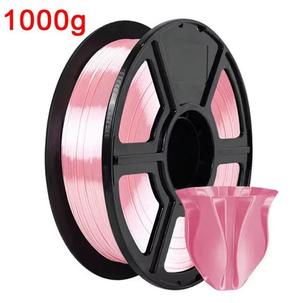 Silk Filament PLA 1.75mm 1kg/500g/250g 3D Printer Filament For Printing Toys Shiny Smooth PLA+ Gold Silver Red Blue High Speed