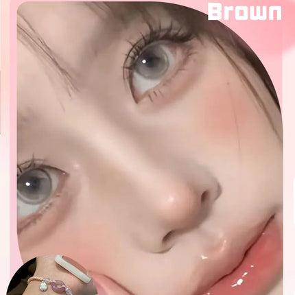 Powder Blusher Disk Monochrome Matte Blush Palette Cheek Tint Natural Facial Rouge Plate Brighten Nude Matte Face Contour Makeup