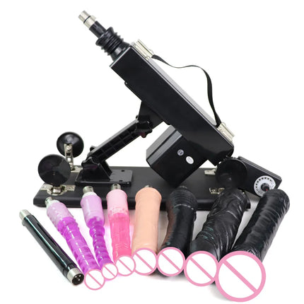 FREDORCH Sex machines for woman Automatic Masturbation Pumping Gun 3XLR sex machines for adults With  Dildo sex toys sex machine